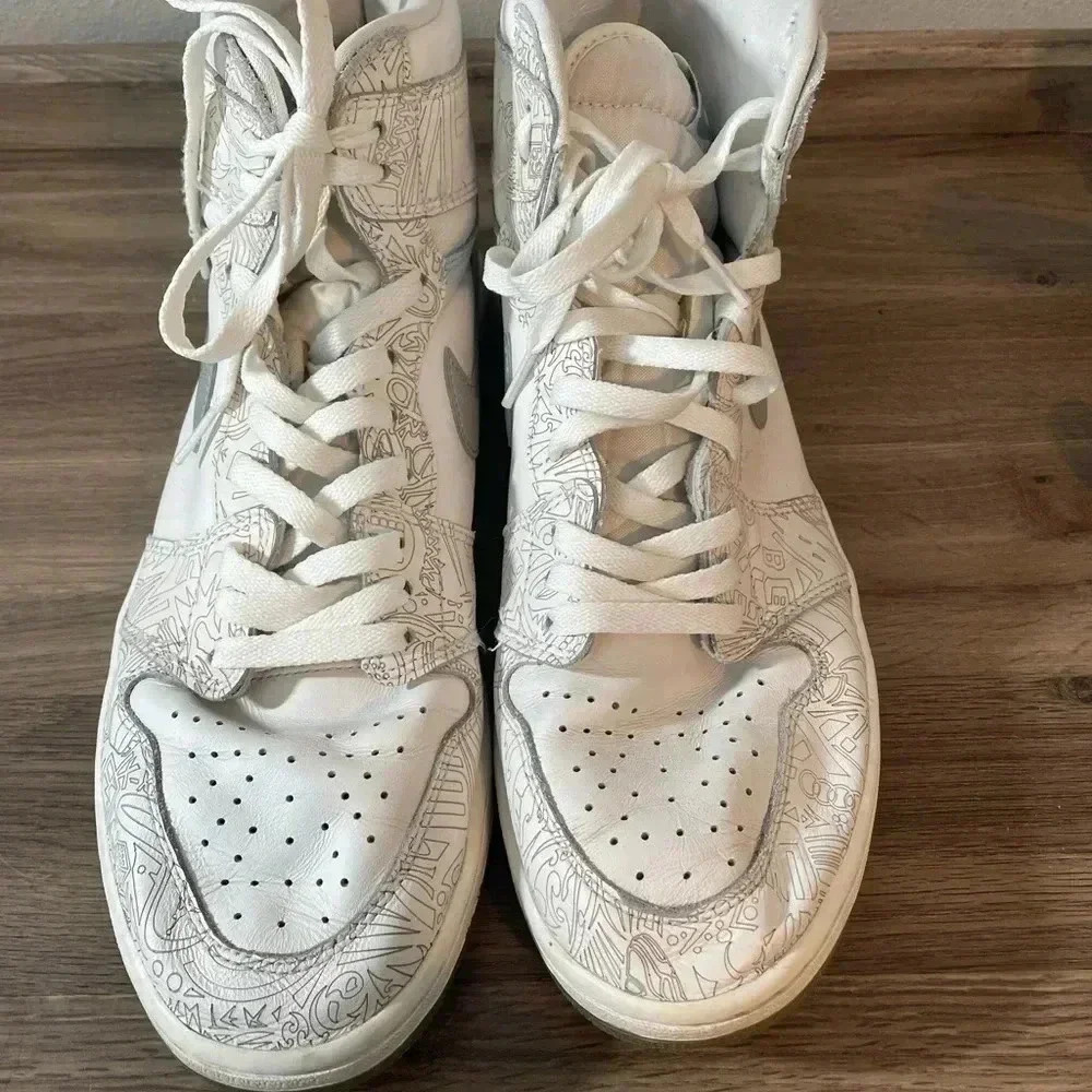 Nike Air Jordan 1 Retro High OG 30 Year Anniversary Laser Shoes Men's Sz 13 - Picture 3 of 11